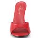 Mules rouges talon fin