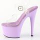 Chaussures Pleaser lavande scène et performance artistique.