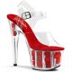 Sandales Pleaser ADORE-708FL plateforme fleurs stiletto.