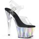 Sandales Pleaser ADORE-708HGI plateforme hologramme futuriste.