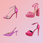 Chaussure rose mariage