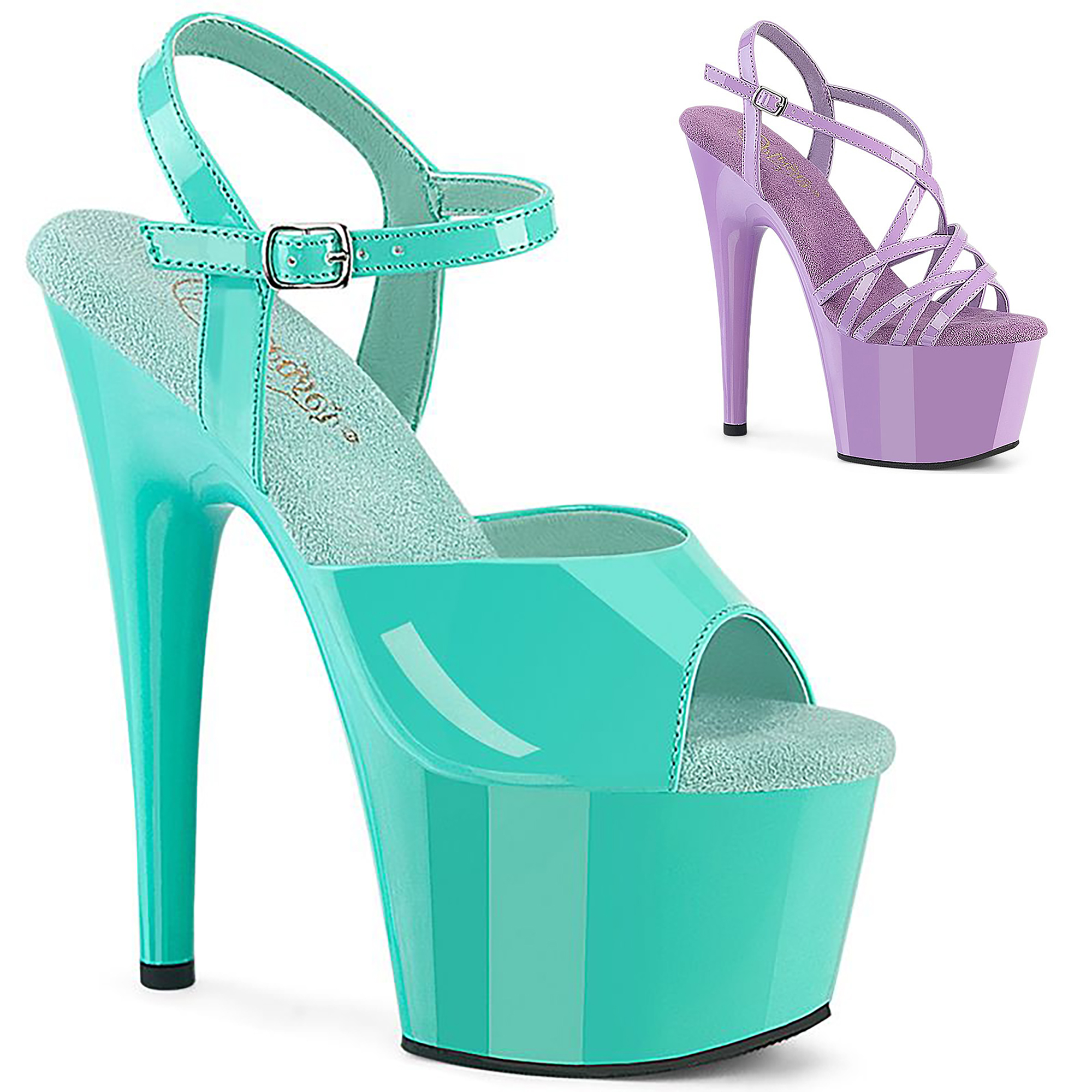 Chaussures hauts talons couleur pastel